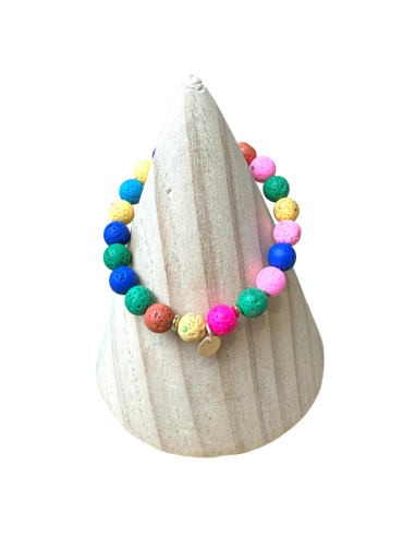 pulsera abalorios colores