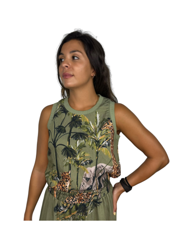 selva top camiseta estampado