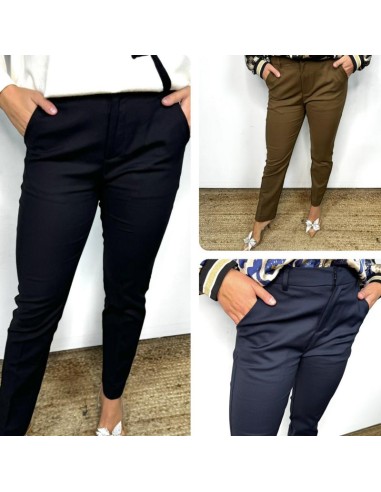 flyn pantalon basico corte chino