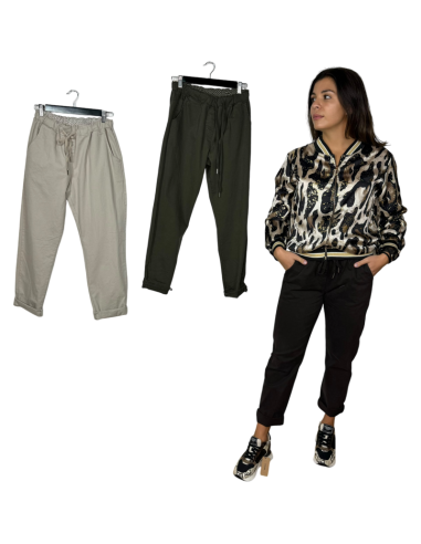 yoland pantalon jogger cintura elastica