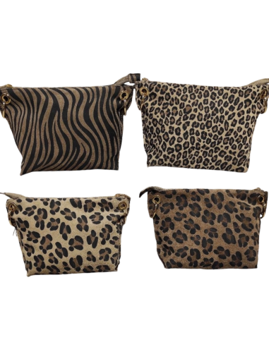 petra bolso piel ante bandolera estampado leopardo