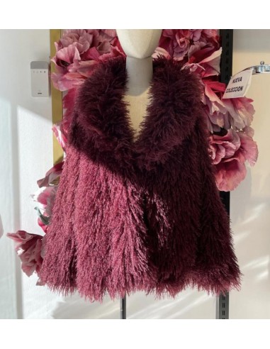 sheep chaqueta morada rizos oveja