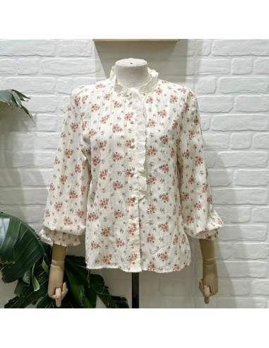 romantica camisa florecitas