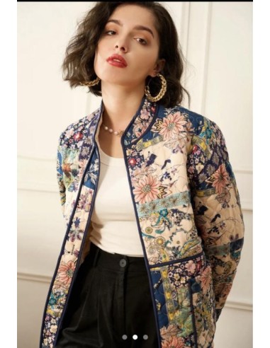 edre chaqueta estampado floral