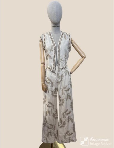 yemen conjunto bordado chaleco